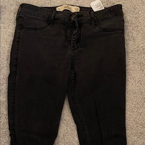Black Hollister Jean Leggings